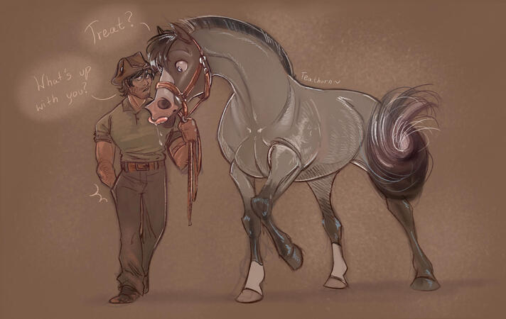 2x sketchy fullbody + gradient