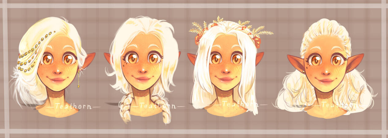 4x headshot renders + gradient bg